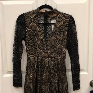 Lace Cocktail Romper NWT